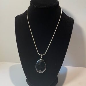 Silver Plated Elegant Necklace & Earrings